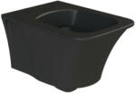 CeraStyle IBIZA fali WC - MATT ANTRACIT - FEKETE - rimless - perem nélküli - mély öblítésű (018907-w-97) - moretti