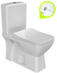  CeraStyle DURU monoblokk WC - BEÉPÍTETT bidé funkcióval -csaptelep nélkül -perem nélküli -mély öbl (293009800-B)
