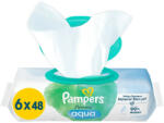 Pampers Harmonie Aqua Plastic Free műanyagmentes nedves törlőkendő (6x48 db)