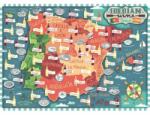 Ravensburger 17608 - Ibériai borok térképe - 1000 db-os puzzle (17608)