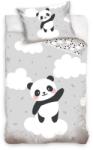 Carbotex Panda, set lenjerie de pat pentru copii din 2 piese, 100x125 cm Lenjerii de pat bebelusi‎, patura bebelusi