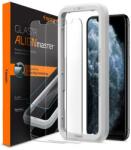 Spigen AGL00101 Apple iPhone 11 / XR Spigen GlastR Align Master edzett üveg képernyővédő fólia, 2db-os csomag, felhelyezést segítő kerettel, átlátszó (AGL00101)