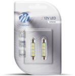 m-tech LED Sofita C5W 41 mm 4-SMD 5050 CANBUS fehér (2db) - M-TECH