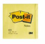 Post-it pad 76x76 sárga