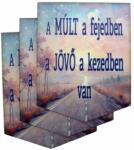  Nyomtatott dekorkarton - "A múlt a fejedben. . " bookmark tábla 3db