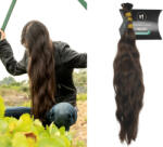  Vágott emberi haj (feldolgozatlan) magyar póthaj 50-60 cm 174 gramm