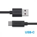 Choetech AC0002 Hi-speed Nagysebességű USB A to Type C USB C Adat- és töltőkábel 1M