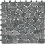 Mendler Mozaik lapos kültéri kő járólap (DIY), antracit szürke 30*30 (1 db) (FA1003)