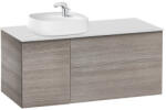 Roca Beyond 1200 mm-es balos mosdószekrény 1 pultra ültethető mosdóhoz texturált városi tölgy színben (A851400402)