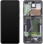 Samsung Piese si componente Display cu Touchscreen Samsung Galaxy S20+ 5G G986 / S20+ G985, cu Rama, Negru, Service Pack GH82-22145A (GH82-22465A) - vexio