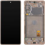 Samsung Piese si componente Display cu Touchscreen Samsung Galaxy S20 FE 5G G781, cu Rama, Portocaliu, Service Pack GH82-24215F (GH82-31321F) - vexio
