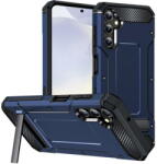 Techsuit Husa Husa pentru Samsung Galaxy S24 - Techsuit Hybrid Armor Kickstand - Blue (KF2317405) - vexio