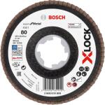Bosch legyezőtárcsa 125x22.23mm P80 fémhez X551 hajlított X-Lock (2608619805)