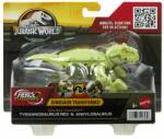 Mattel Jurassic World Fierce Changers Double Danger Dinozaur Transformabil Tyrannosaurus Rex Si Ankylosaurus Verde (mthlp05_hlp08) - babyneeds Figurina