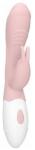 Loveline Vibrator Juicy Rabbit Vibrator, 10 Moduri Vibratii, USB, 20 cm, Roz Vibrator