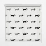  COLORAY. HU Ablak árnyékoló Rajzol kutyákat Sötétítő redőny (gumi bevonattal) 150x240 cm