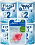 France Lait 2 lapte de continuare pentru sugari de la 6-12 luni 4x400g + Teether (IP2756)