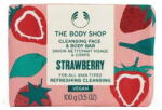 The Body Shop Szilárd arc- és testszappan Strawberry (Cleansing Face & Body Bar) 100 g