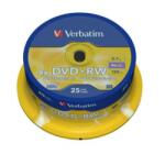 Verbatim DVD+RW 4X spindle 25 (43489)