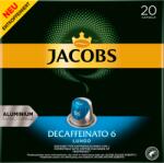 Jacobs Decaffeinato Lungo koffeinmentes őrölt-pörkölt kávé kapszulában 20 db 104 g