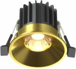 Maytoni DL058-7W3K-BS | Round-MAY Maytoni beépíthető lámpa Ø60mm 3000K sárgaréz (DL058-7W3K-BS)