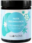 LullaLove Peeling paszta kenderrel, vaníliával és bergamottal a test számára - Lullalove Body Scrub With CBD, Bergamot & Vanilla 230 g