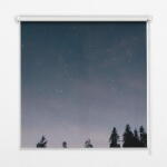  COLORAY. HU Ablak árnyékoló Csillagos égbolt Sötétítő redőny (gumi bevonattal) 120x240 cm