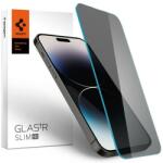 Spigen AGL05211 Apple iPhone 14 Pro Max Spigen GlastR Slim HD edzett üveg képernyővédő fólia, betekintés gátlós (AGL05211)