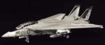 Academy U. S. Navy Fighte r F-14A Tomcat vadászrepülőgép műanyag modell (1: 46) (MA-12253)