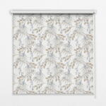  COLORAY. HU Roló ablakra Fehér virágok Redőny fényerő 100x240 cm