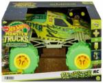 Mattel Hot Wheels: Monster Trucks - RC távirányítós sötétben világító Gunkster autó 18 cm - Mattel (HTP15)