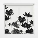  COLORAY. HU Roló ablakra Fekete virágok Redőny fényerő 150x140 cm