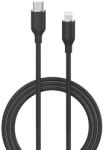  USB Type-C töltő- és adatkábel, USB Type-C, 120 cm, 3000 mA, 60W, gyorstöltés, PD, Devia Jelly, EC632, fekete
