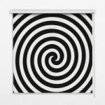  COLORAY. HU Fényzáró roló Hipnotizáló kör Sötétítő redőny (gumi bevonattal) 150x140 cm