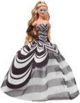 Mattel Barbie Signature 65. évforulós baba fekete-fehér ruhában (HRM58)