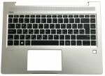 HP ProBook 440 G6 445 G6 440 G7 445 G7 series L44588-211 háttérvilágítással (backlit) burkolattal (topcase) magyar (HU) ezüst laptop/notebook billentyűzet gyári