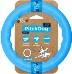 Pitch Dog PitchDog, Jucarie Inel pentru caini, albastru, 17cm