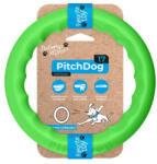 Pitch Dog PitchDog, Jucarie Inel pentru caini, verde , 17cm