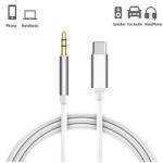  Аудио кабел USB-Type C към AUX 3.5мм мъжко - 1 метър