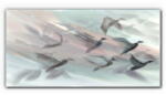 COLORAY. HU Üvegkép A madarak absztrakciója 120x60 cm