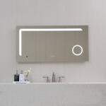 Inter Ceramic Огледалo с вградено LED осветление и часовник 120х60см ICL 1810 (1810)