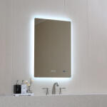 Inter Ceramic Огледалo с вградено LED осветление и часовник 60х90см ICL 1811 (1811)