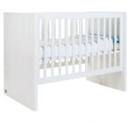 Childhome Patut Childhome Quadro White 60x120 cm, MDF Alb (CH-B120QNT) - drool Lenjerii de pat bebelusi‎, patura bebelusi