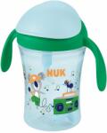 Nuk Неразливаща чаша със сламка NUK - Motion Cup, 8+ месеца, 230 ml, Зелена (10255640)