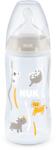 Nuk Бебешко шише Nuk - First Choice, TC, 300 ml, Бежово (10741926-Бежов)