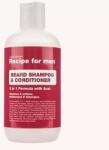 Recipe For Men Șampon-balsam pentru barbă - Recipe for Men Beard Shampoo & Conditioner 250 ml