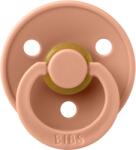 BIBS Suzeta Colour Latex BIBS Peach, tetina rotunda, 6 luni + (200246C)