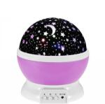  Star Master Éjjeli lámpa forgó csillagos égbolttal, LED éjszakai fény gyermekeknek, USB kábellel, Lila (83292338)