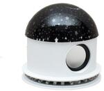 KlaussTech éjszakai lámpa, Bluetooth, csillag vetítések, különféle lámpák, távirányító, fehér (axgget574)