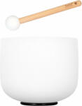 Sela 8" Crystal Singing Bowl Frosted 440 Hz G incl. 1 Wood Mallet (SECF8G)